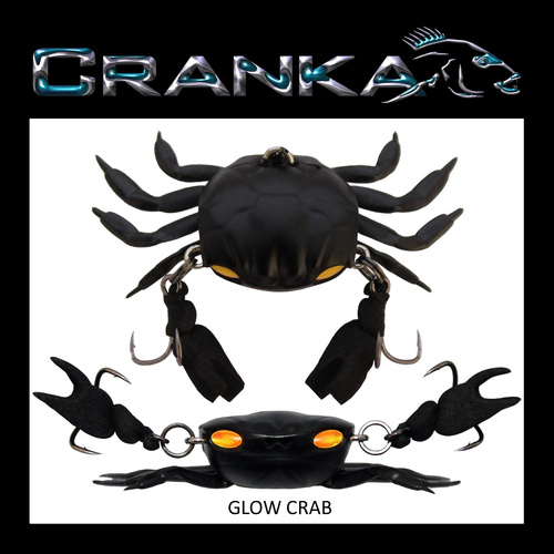 Crab Treble Hook Model - 50mm - Heavy 5.9 Gram - GLOW CRAB